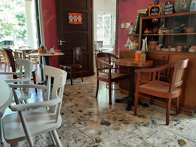 part of the interior of Number 10 cafe part of the interior of Number 10 cafe