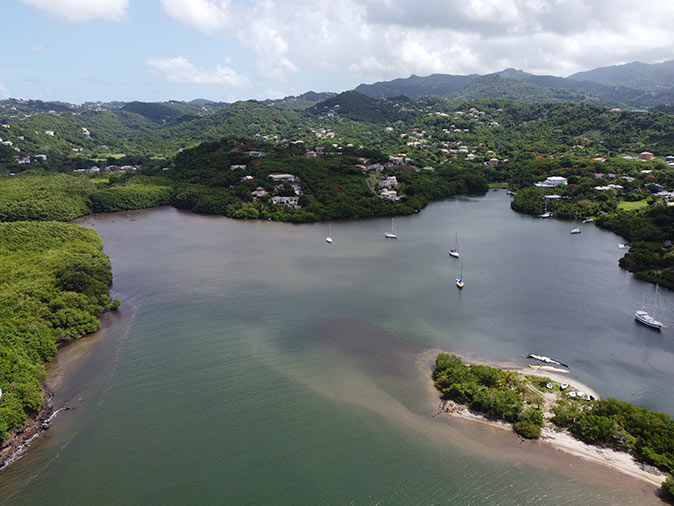 Calivigny Harbour anchorage in Grenada Calivigny Harbour anchorage in Grenada