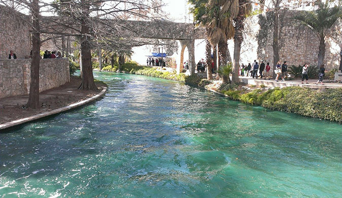 The River Walk in beautiful San Antonio The River Walk in beautiful San Antonio