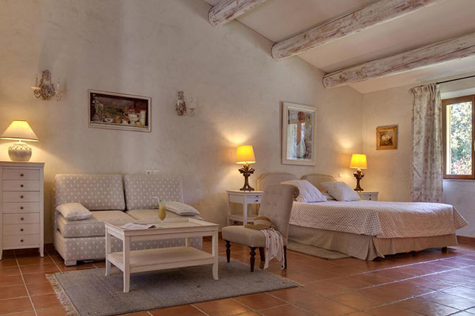 A hotel in Provence in winter A hotel in Provence in winter