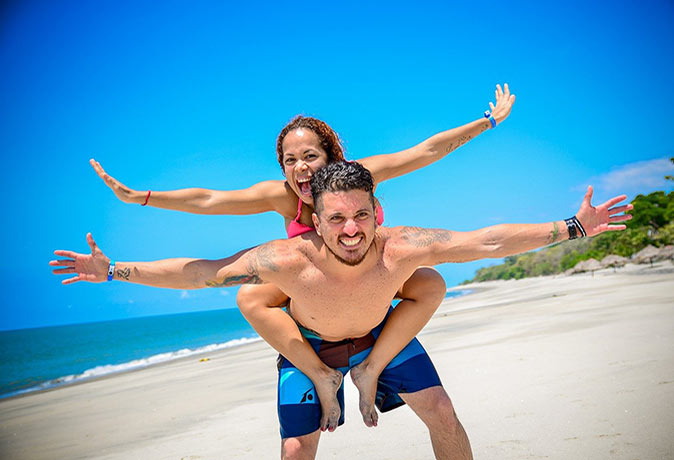 A romantic getaway to the Caribbean