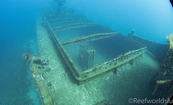 one of the newest wreck dives in St Lucia one of the newest wreck dives in St Lucia