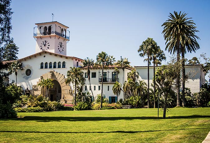 the Old Courthouse in Santa Barbara, California