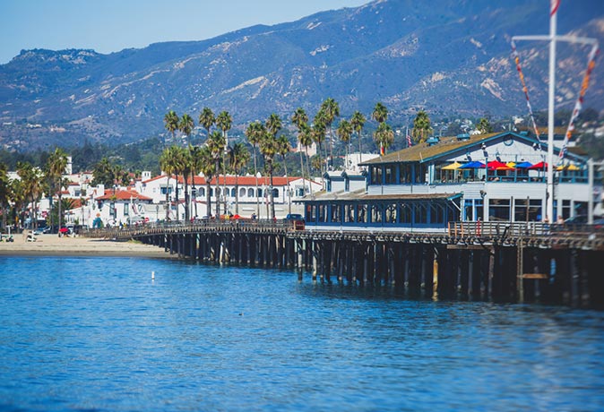 Stearns Wharf, one of the best places to visit in Santa Barbara