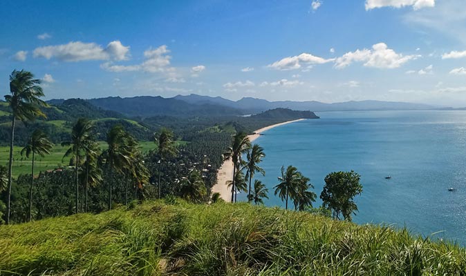 A view of Long Beach in the Philippines A view of Long Beach in the Philippines