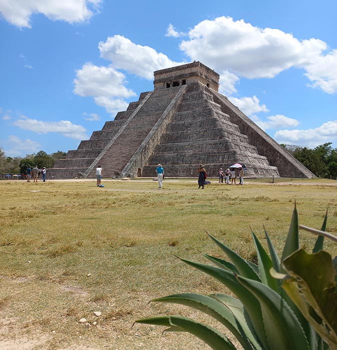 One of the ruins in Chichen Itza One of the ruins in Chichen Itza