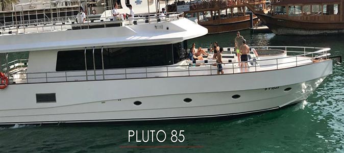 Pluto 85, a superyacht in Dubai Pluto 85, a superyacht in Dubai