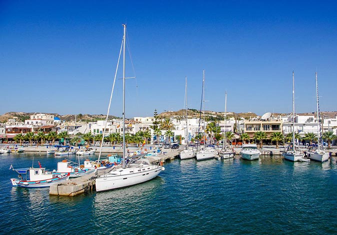 boats docked in Kos