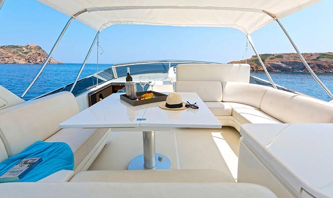 exterior of the FOS rental yacht in Dubai exterior of the FOS rental yacht in Dubai