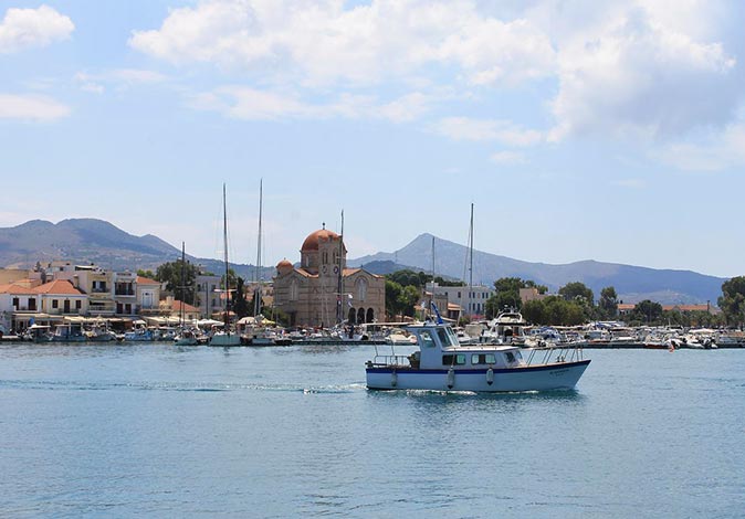 Aegina, one of the Saronic Islands of Greece