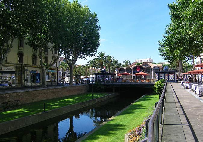 the center of Perpignan the center of Perpignan