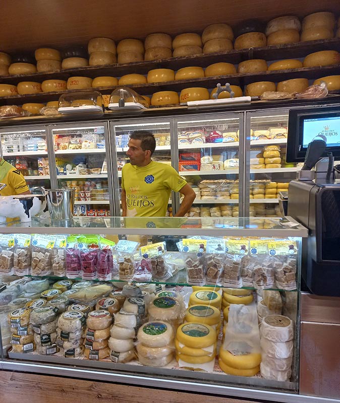A cheese shop in the Azores A cheese shop in the Azores