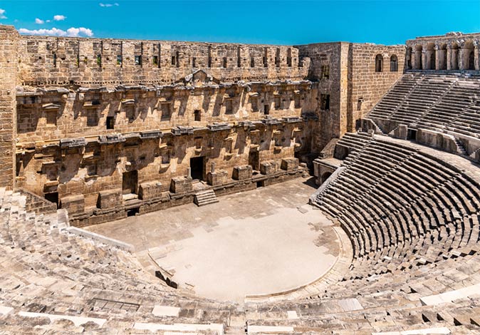 The ancient city of Aspendos
