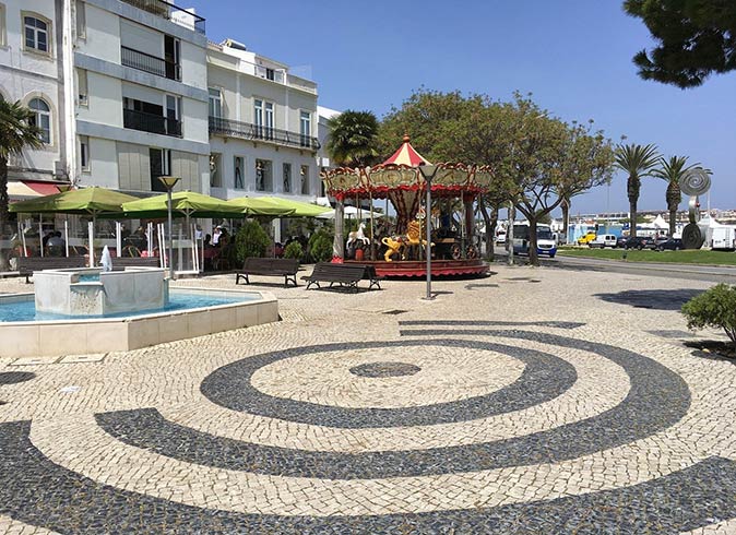 a square in the center of Lagos