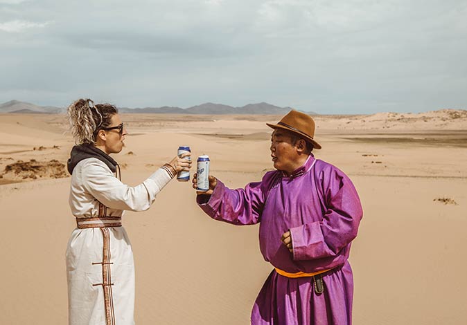 Breanna living in Mongolia