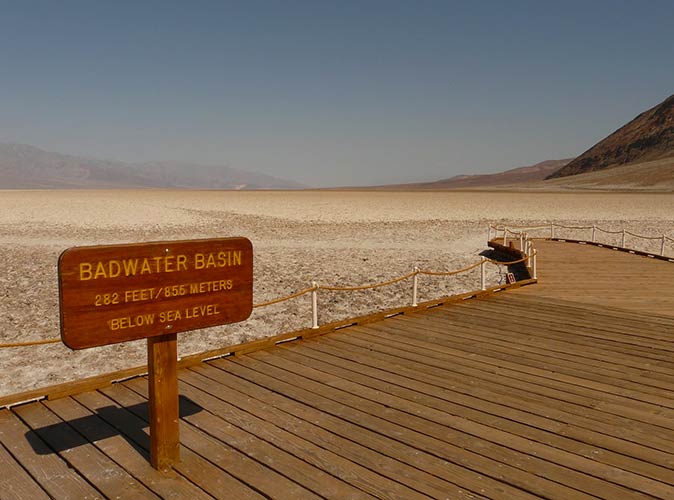 the lowest point in North America the lowest point in North America