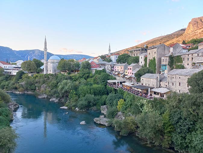 a view of Mostar
