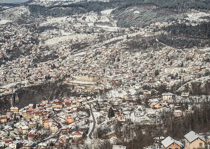 Sarajevo in winter Sarajevo in winter