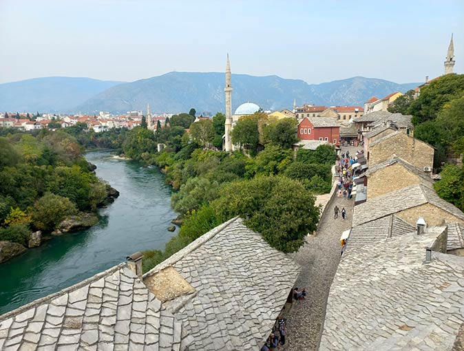 the old town of Mostar