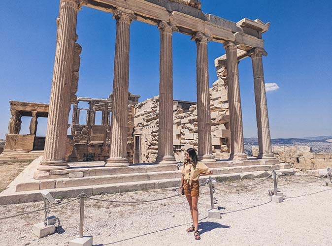 walking around the Acropolis