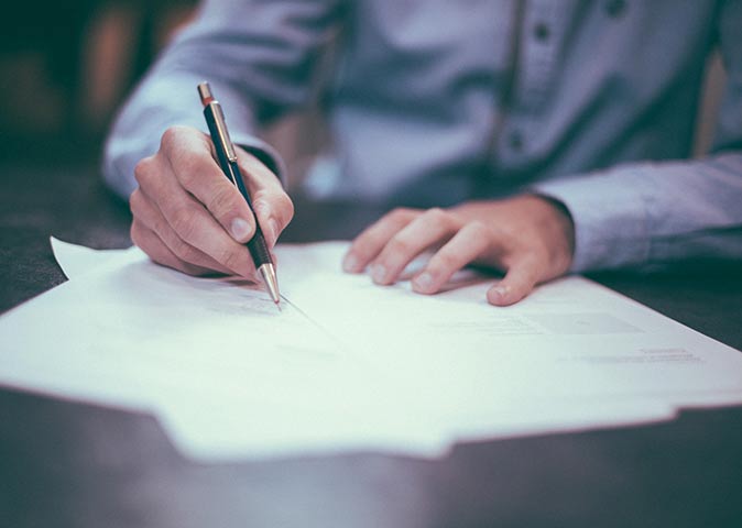 Visa application when moving overseas filling in paperwork to move overseas