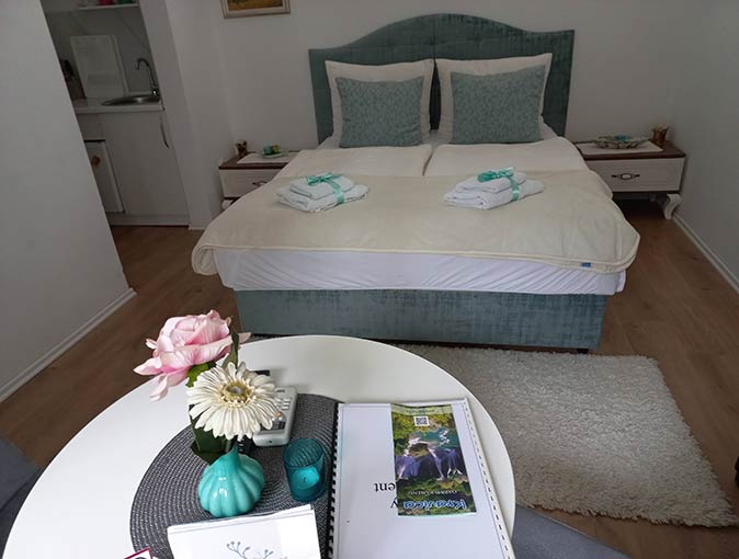 a modern apartment in Mostar which is a good place for digital nomads