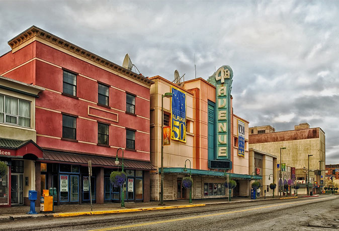 Anchorage - the starting point of your Alaska itinerary A row of colourful buildings