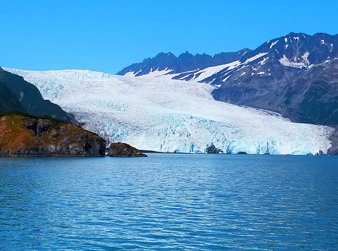 Kenai Fjords, part of our road trip in Alaska A fjord in Alaska