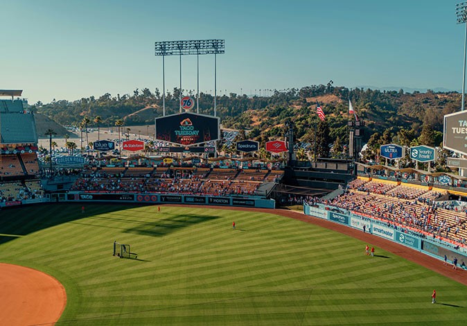 visiting LA like a local an open air stadium with several people
