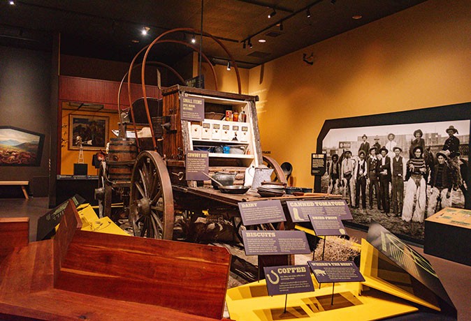 Local things to do in Los Angeles Interior of a museum with historic items