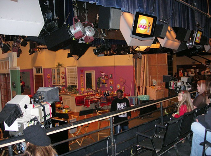 Tips from a local for things to do in LA people on a stage looking at a tv show recording