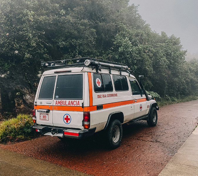 A Costa Rican ambulance