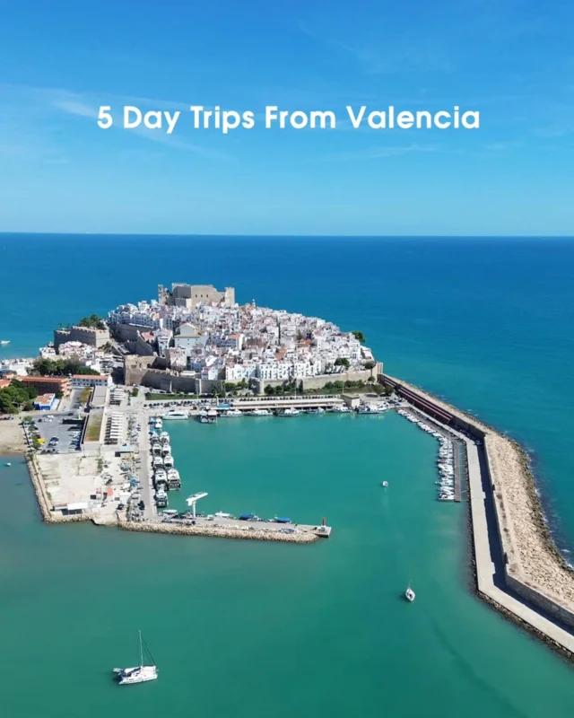 One of the things I like about Valencia is that there's so much to explore outside the city too.

These are 5 places worth visiting if you fancy a day trip from Valencia:

📍 Pe&ntilde;&iacute;scola: A beautiful old town built around a castle on a rocky headland, surrounded by the Mediterranean. It's a bit further from Valencia, so I'd actually recommend staying overnight if you can.

📍 Albufera: Just outside the city, with a lagoon, rice fields and lovely sunsets. It's a great option when you want to get away from the city without traveling far, and some of the best paella restaurants can be found here.

📍 X&agrave;tiva: A historic town with an impressive castle on the hill and great views over the surrounding countryside. One tip (something I learned the hard way): it gets really hot here in summer, so hiking up to the castle at midday in July or August might not be the best plan! 😅

📍 Chulilla: A small white village surrounded by dramatic cliffs, with hiking trails through the river canyon. One for when you feel like getting out into nature.

📍 Altea: Whitewashed streets, a blue-domed church, cute shops and restaurants and beautiful sea views. And although I'd happily drive down to Altea just for the day, it's a bit further from Valencia so an overnight trip is even better.

These are just five day trip ideas though. There are plenty more places to discover around Valencia, whether you're in the mood for a cute small town, a hike or a few days by the sea.

If you're looking for more inspiration, you can find a detailed guide with more day trips from Valencia on SpendLifeTraveling.com.

.
#valencia 
#visitvalencia
#travelspain